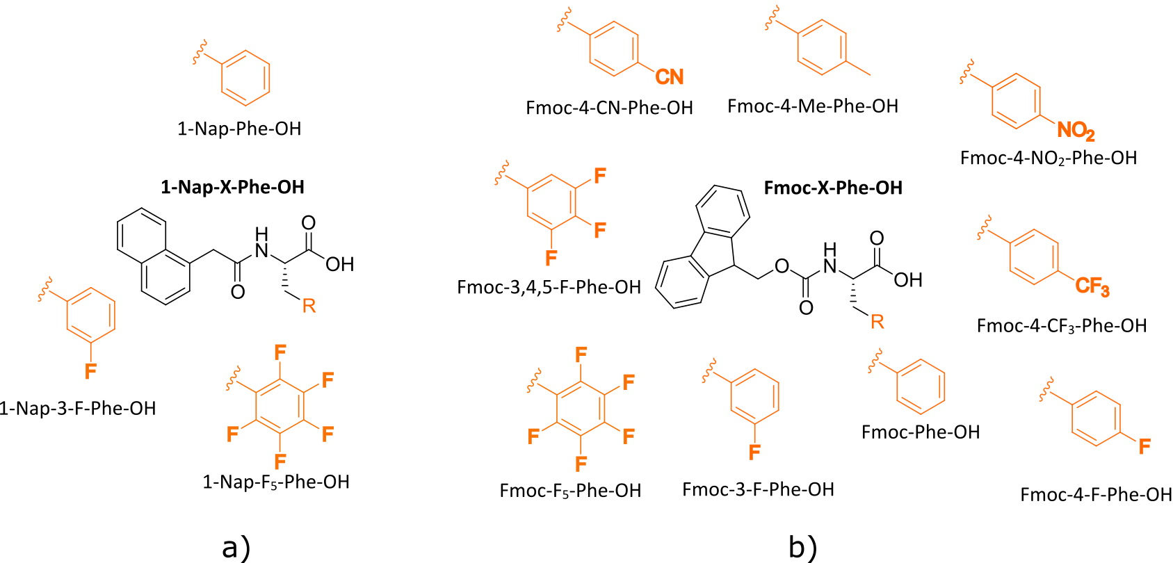 Chemical structure variations